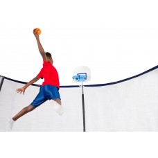 Trujump 14-Foot Trampoline, with Enclosure and Airdunk, Blue   